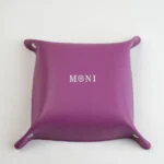 Purple Moni Leather Valet Tray